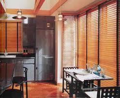 Wooden blind window treatments