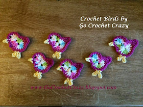 Free Crochet Bird Pattern by Go Crochet Crazy