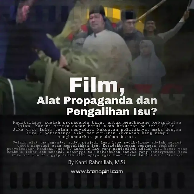 Pasca viralnya film dokumenter JKDN “Jejak Khilafah di Nusantara”. Seolah ingin mendulang kesuksesan yang sama, kini telah hadir film “My Flag-Merah Putih VS Radikalisme”. Jika film JKDN menyuguhkan sejarah Islam yang gemilang di Nusantara. Lain dengan My Flag yang justru isinya memprovokasi Islam di Nusantara.