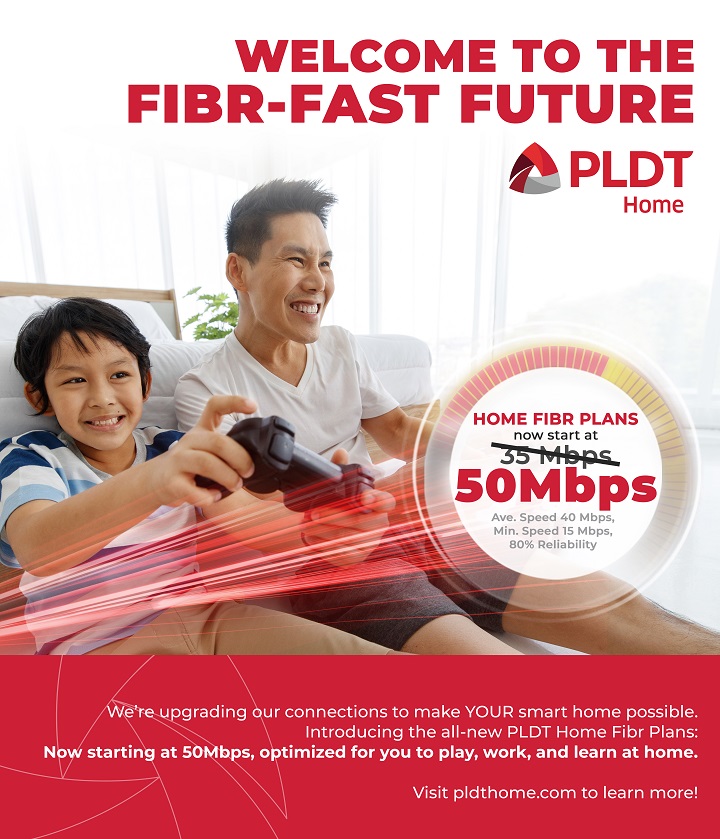 PLDT Home unveils speed upgrades of up to 600 Mbps