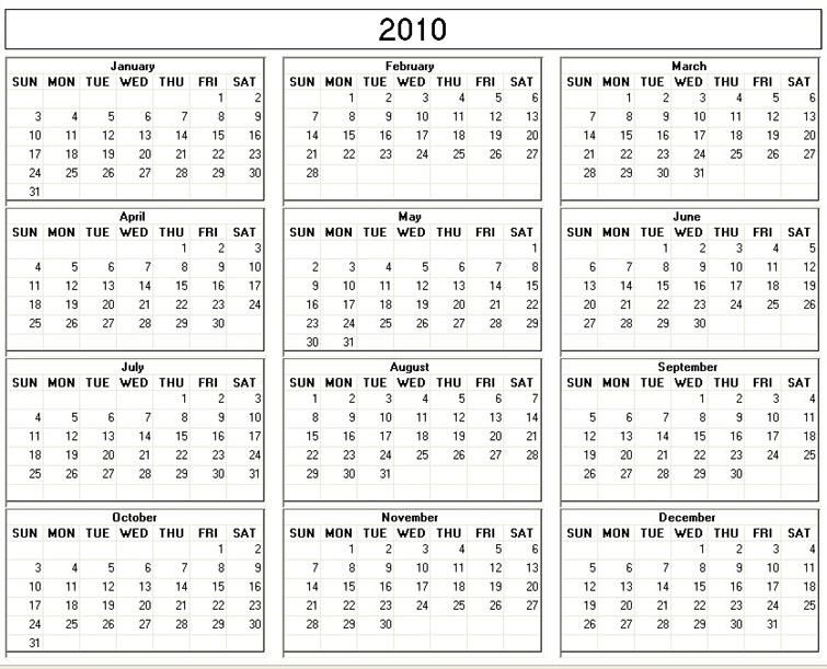 calendar template 2012. images Free 2012 Calendar: