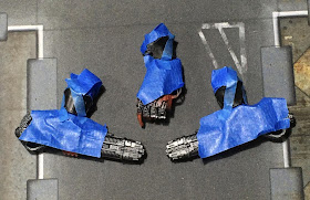 Adeptus Titanicus Legio Ignatum Warlord Titan WIP - arm weapons