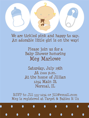 Baby Boy Shower Invitations