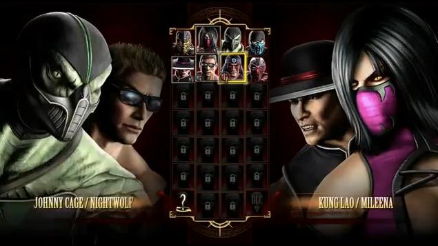 mortal kombat 9 characters select screen. mortal kombat 9 characters