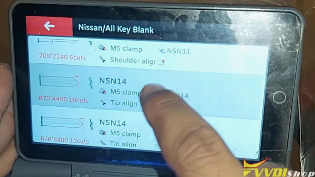 Cut 2019 Nissan Petrol NSN14 All Keys Lost by Xhorse Dolphin II 3