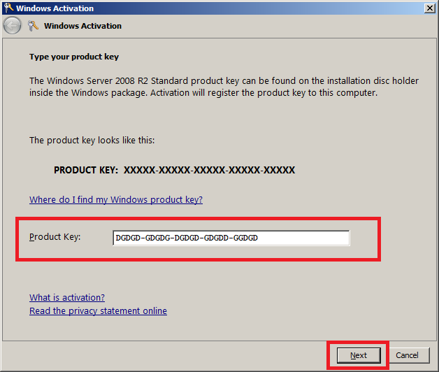 Windows Server 2012 R2 Standard Product Key Activation Ent Pgk