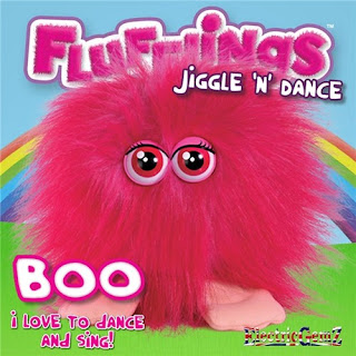 Flufflings Plush Jiggle n and Dance Talking Pink Fluffling Boo Soft Toy