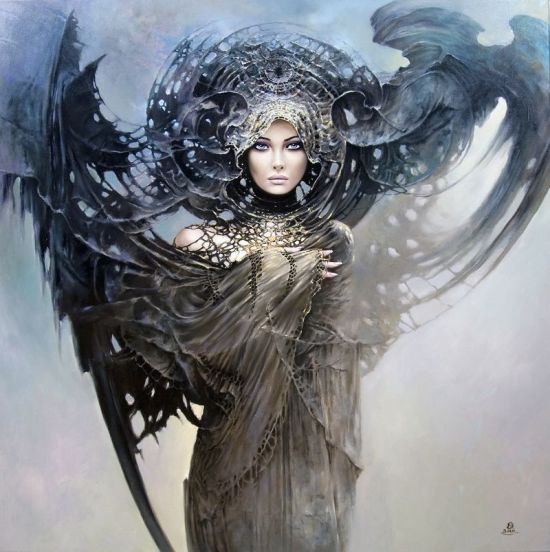 karol bak pinturas mulheres surreais sensuais cores