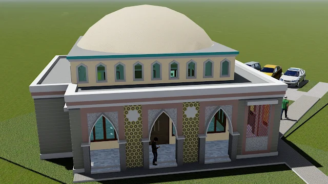 desain masjid indah