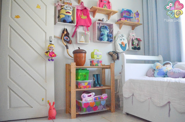 O quarto das menina - Decoração a partir de R$1,50. 