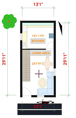 House plan , ghar ka naksha (420 sq ft)