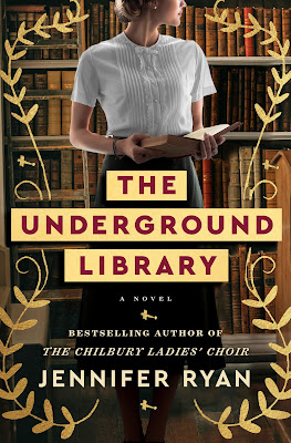 book cover of historical fiction novel The Underground Library by Jennifer Ryan