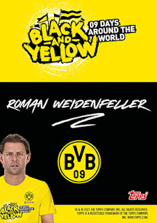 Topps Borussia Dortmund Black & Yellow 9 Days Around the World Player Menu