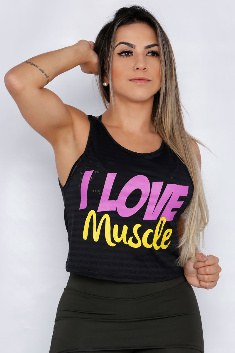 Regata Fitness Feminina - I love Muscle