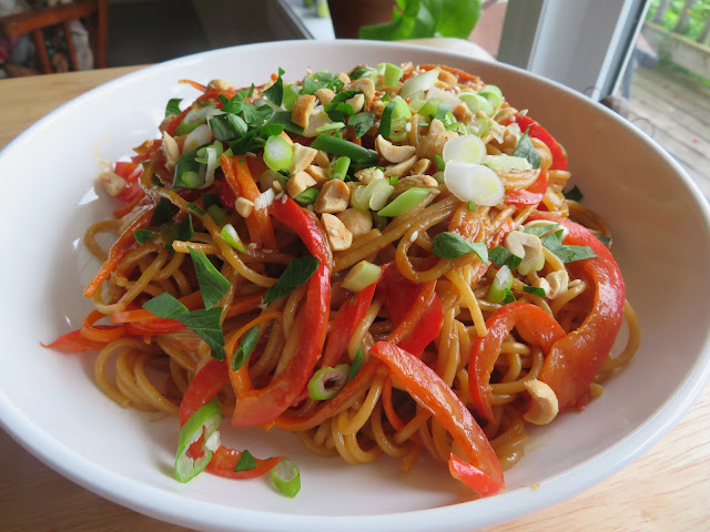 Peanut Sauced Easy Thai Noodles