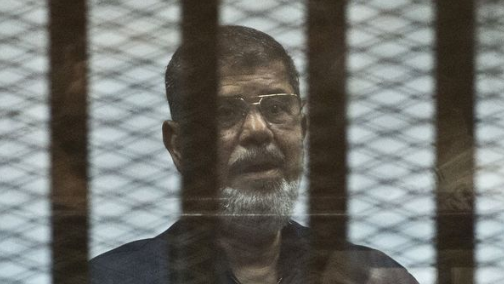 During the trial, Egyptian President Mohammed Morsi dies in court