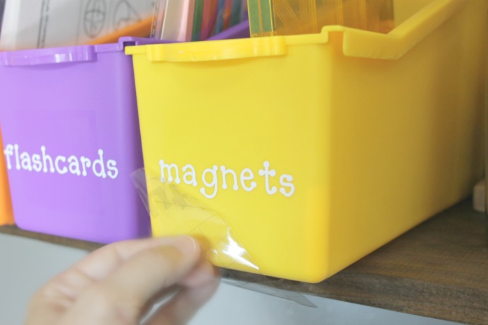 Ginger Snap Crafts: DIY Personalize Back to School Classroom Labels with Cricut {tutorial}