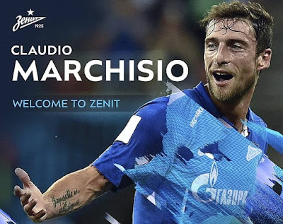 ITALIAN MIDFIELDER, CLAUDIO MARCHISIO, JOINS RUSSIAN CLUB, ZENIT ST PETERSBURG