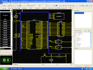 Editor de diagramas esquemáticos do DipTrace 2.3.