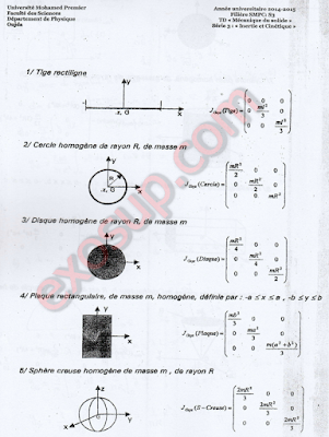 td Mécanique du Solide inertie.PNG