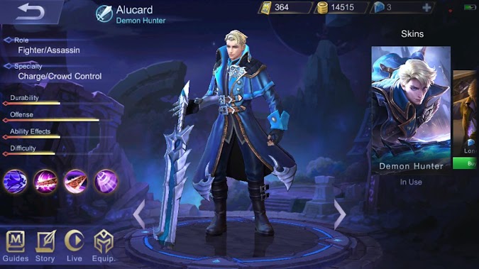Guide Build Gear Alucard Mematikan,Terkuat,Savage di Mobile Legends