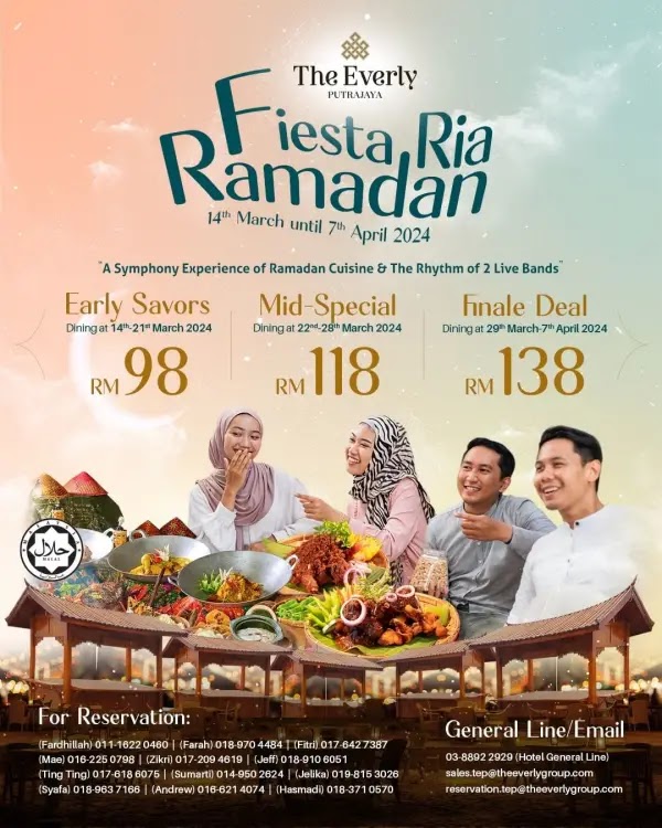 Harga Buffet Ramadhan di Everly Putrajaya