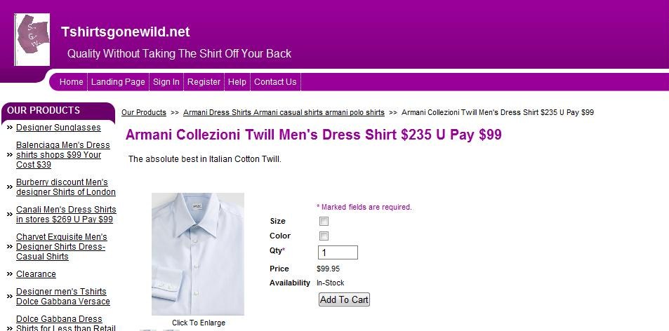 Armani Collezioni Men's Twill Dress Shirt Dept. Stores $235 U Pay $99.95