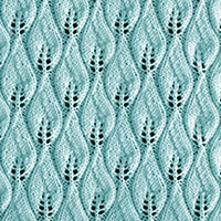 Eyelet Lace 32: Candle Flame | Knitting Stitch Patterns.