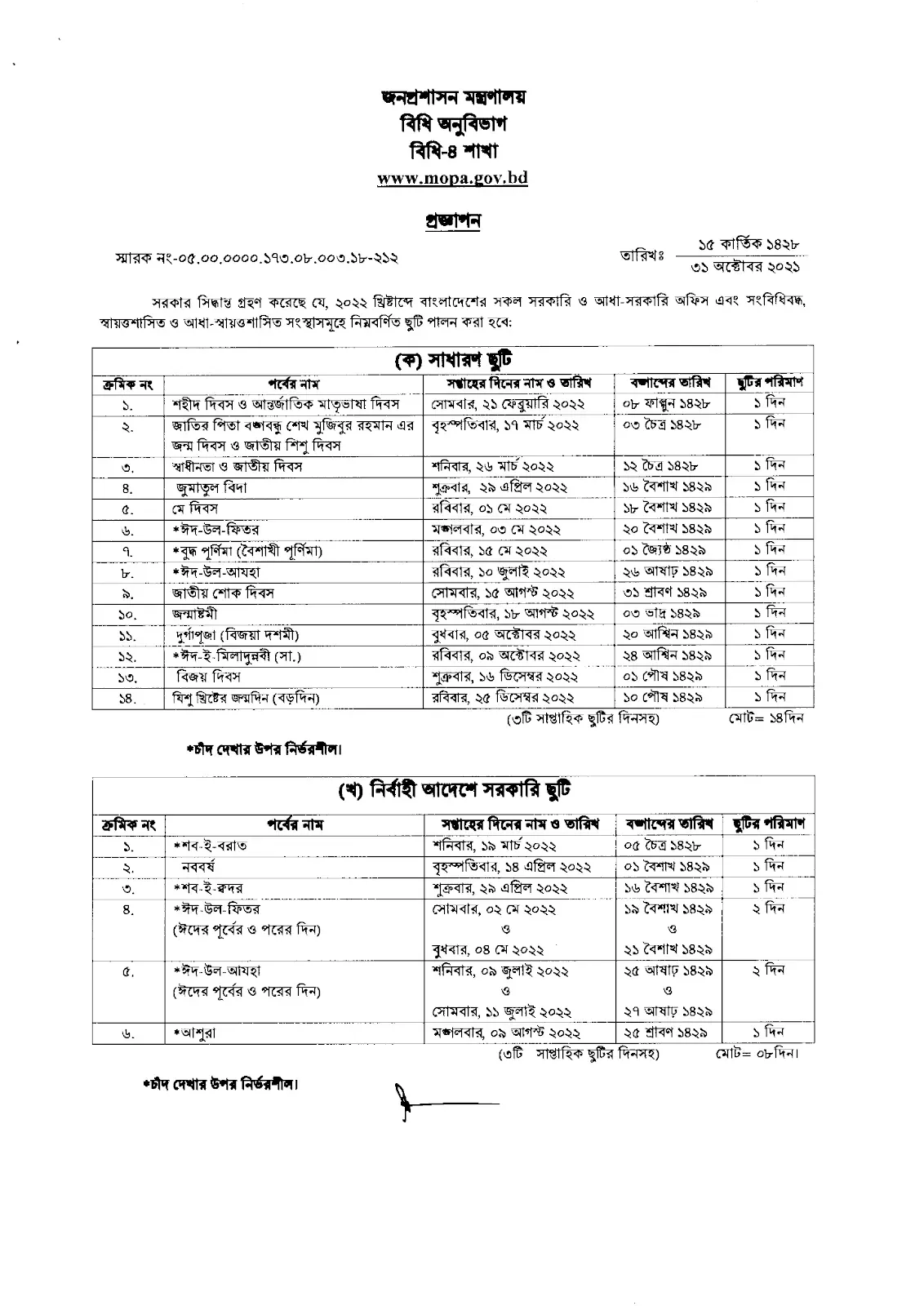 BD Government Calendar 2022, Government Holidays in Bangladesh 2022, ২০২২ সালের ছুটির তালিকা,২০২২ সালের ছুটির ক্যালেন্ডার। সরকারি ছুটির তালিকা ২০২২ সালের ক্যালেন্ডার, sorkari chutir talika, সরকারি ছুটির তালিকা, সরকারি ছুটির তালিকা ২০২২, সরকারী ছুটির ক্যালেন্ডার ২০২২, sorkari chutir calendar 2022, ২০২২ সালের সরকারি ছুটির ক্যালেন্ডার, Government Holiday Calendar 2022 Bangladesh.