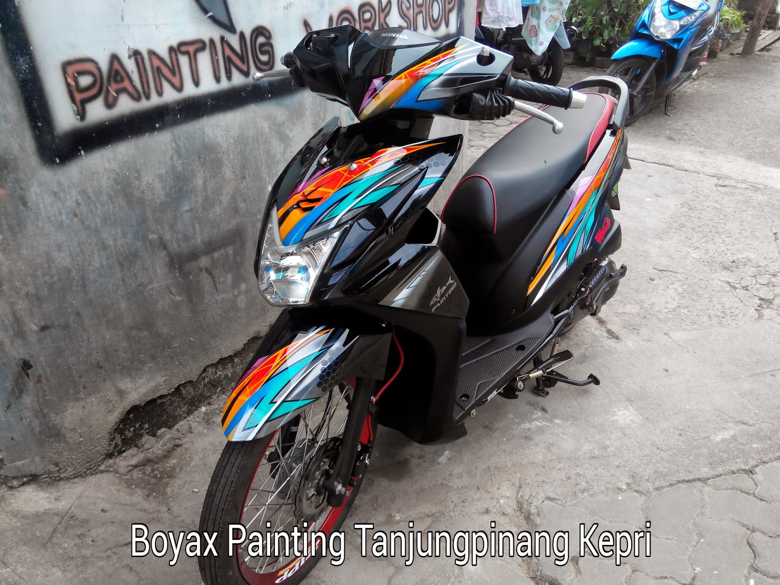 Download Koleksi 92 Modif Airbrush Honda Beat Fi Terupdate Rante