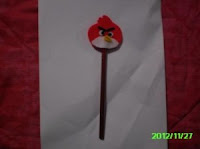 Pensil Flanel Angry Birds, Pensil Angry Birds