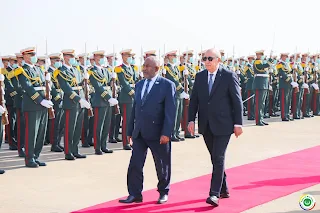 Algérie : Le Président Azali accueilli par SEM Abdelmadjid Tebboune