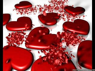 Bunch Of Red Hearts