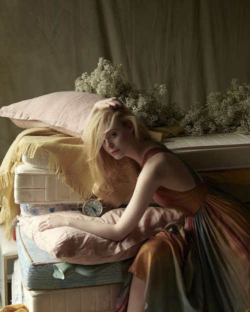 Elle Fanning beautiful model photoshoot