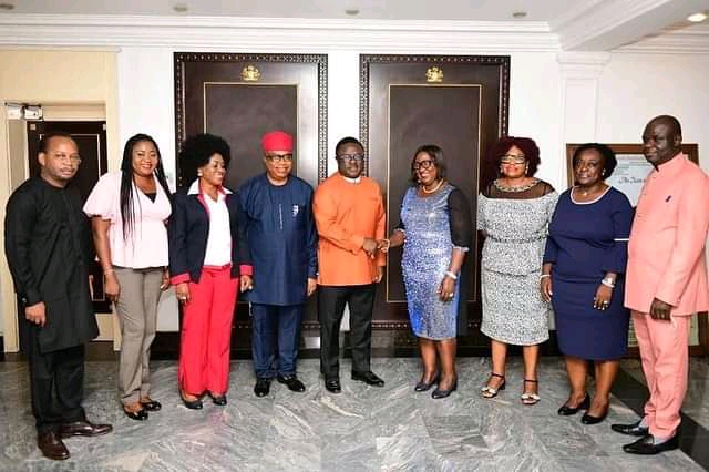 The vice chancellor of unical pays Ayade a visit 