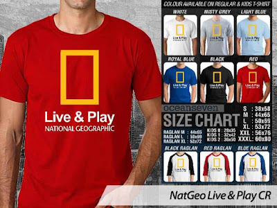 T shirt National Geographic Live & Play