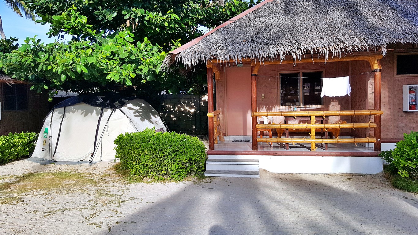 Early-morning scene at Budyong Resort, Kota Beach, Poblacion Sta. Fe, Bantayan Island Cebu