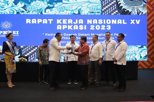 Rakernas APKASI 2023 Mengusung Tema " Kesiapan Daerah Hadapi Pemilu Serempak 2024"