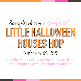 Scrapbook.com Tiny Halloween House Hop tutorial dead and breakfast