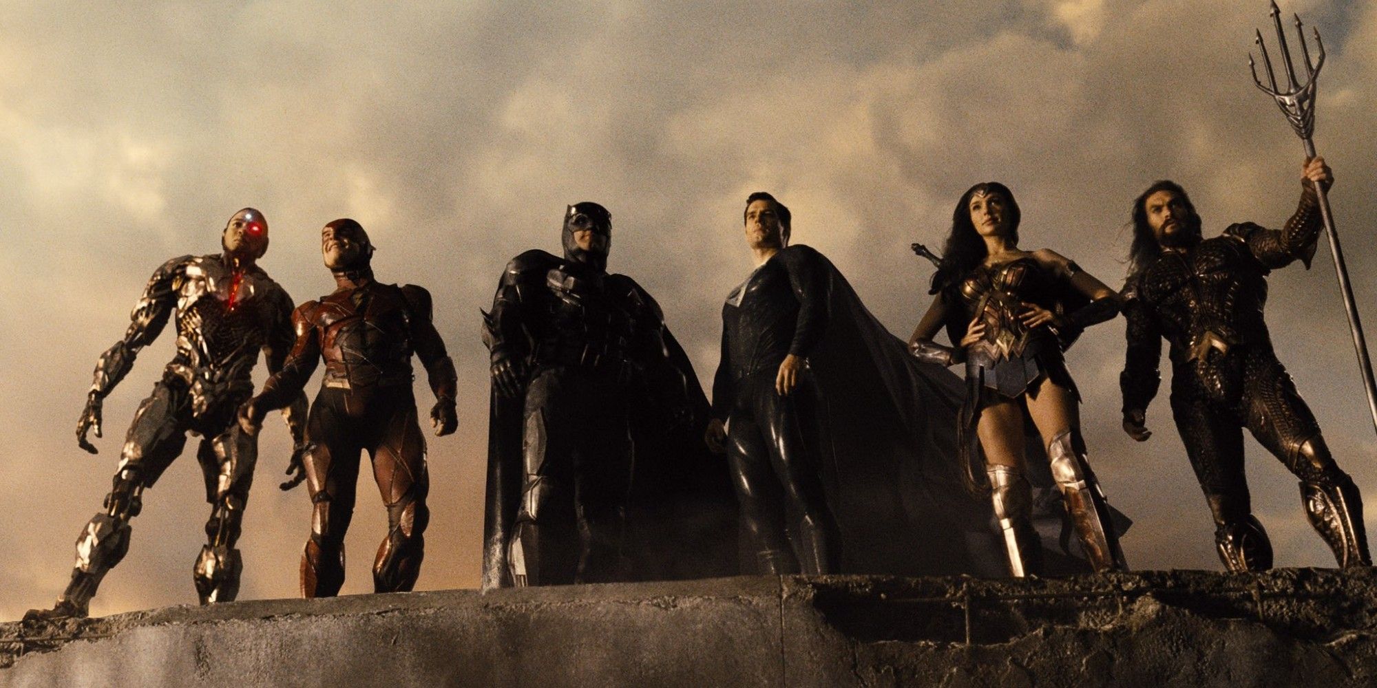 Ray Fisher Ezra Miller Ben Affleck Henry Cavill Gal Gadot Jason Momoa | Zack Snyder's Justice League HBO