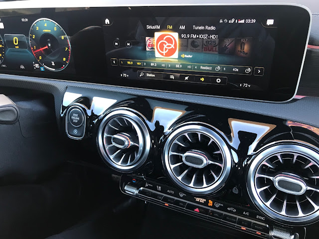 Infotainment screen in 2020 Mercedes-Benz CLA250 4MATIC 