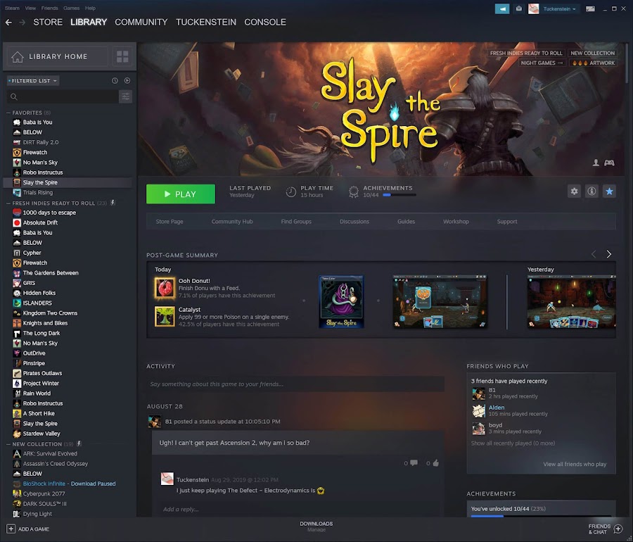 steam game summary page event labs update valve pc gaming 2019