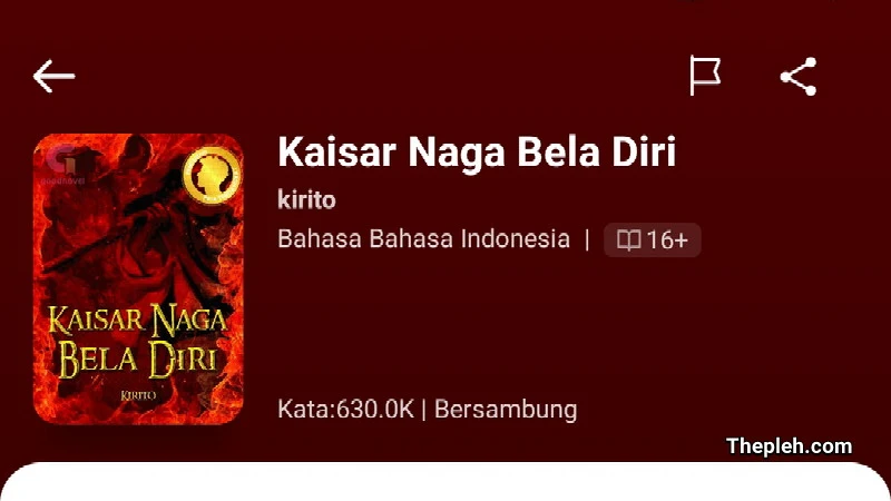 Novel Kaisar Naga Bela Diri Full Bab