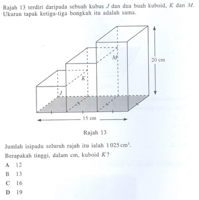 Numeri's corner: Bentuk Tiga Dimensi : Aktiviti