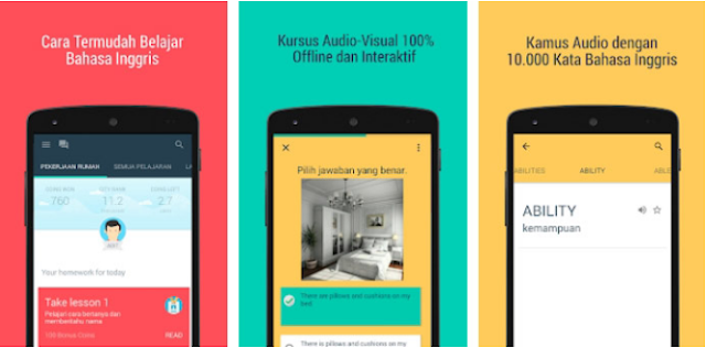 Aplikasi Belajar Bahasa Inggris di Smartphone