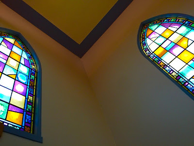 Stittsville United Church has SO MUCH beautiful stained glass!