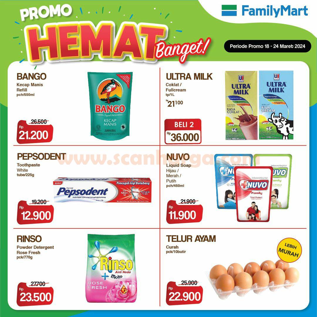 Family Mart Promo Hemat Banget Periode 18 - 24 Maret 2024