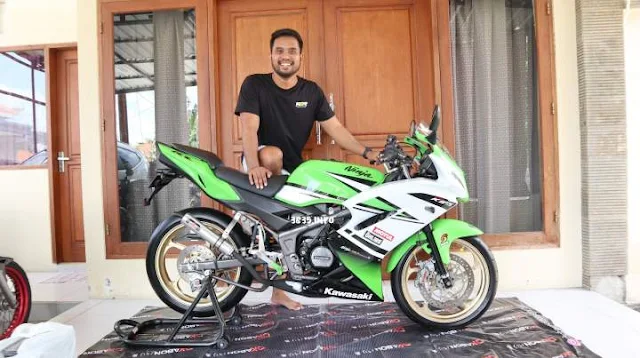 New Ninja 150RR Modifikasi Hedon Bali Indonesia