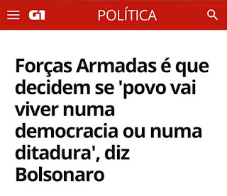 IDILVAN ALENCAR - Com Bolsonaro o brasileiro não tem um segundo de paz! 