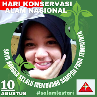 Twibbon atau Bingkai Foto Hari Konservasi Alam Nasional 2021